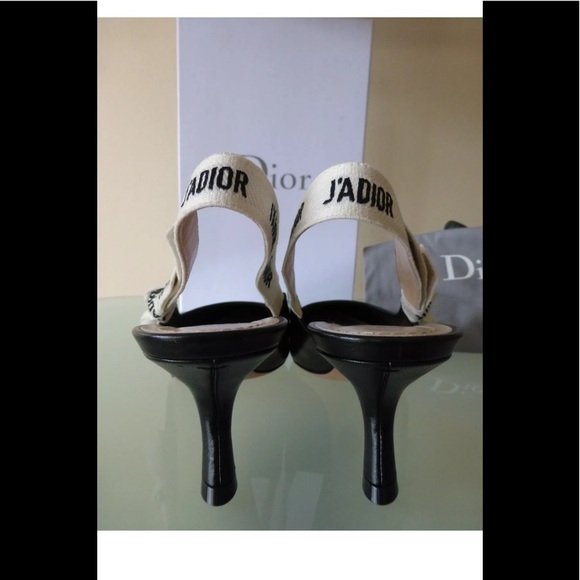 NIB Auth Christian Dior J'ADIOR SHOES Slingback w/dust bag 8-8.5 US/38.5 ITALY - Picture 4 of 10